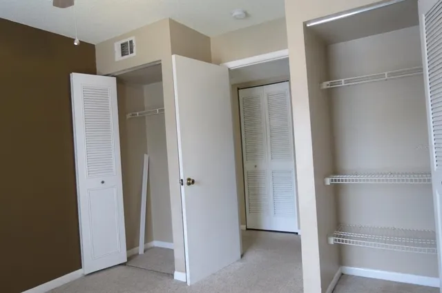 a view of closet area