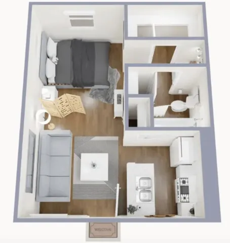 $1,050 | 4415 Avenue B, Unit 202, Austin, TX 78751