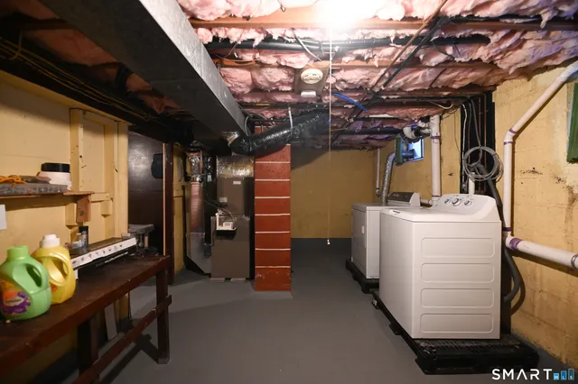 a view of storage and utility room