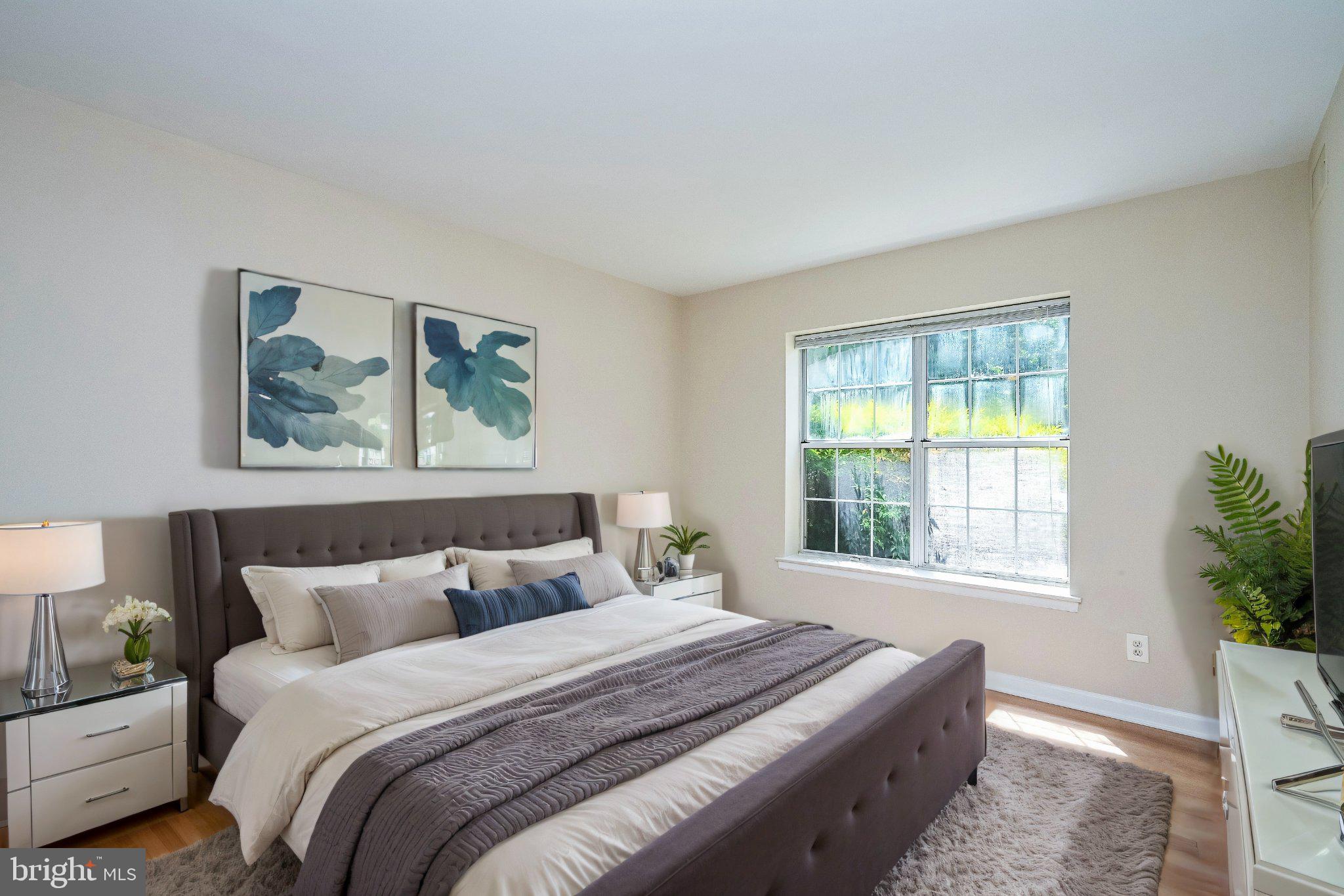 5908 Cove Landing Road, Unit 204 Burke, VA 22015 - Photo 15 of 32 Light filled Primary Bedroom virtually staged