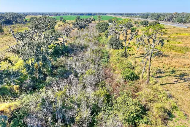 a view of a water with an outdoor space