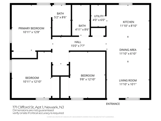 $3,300 | 171 Clifford Street, Unit 1, Newark, NJ 07105