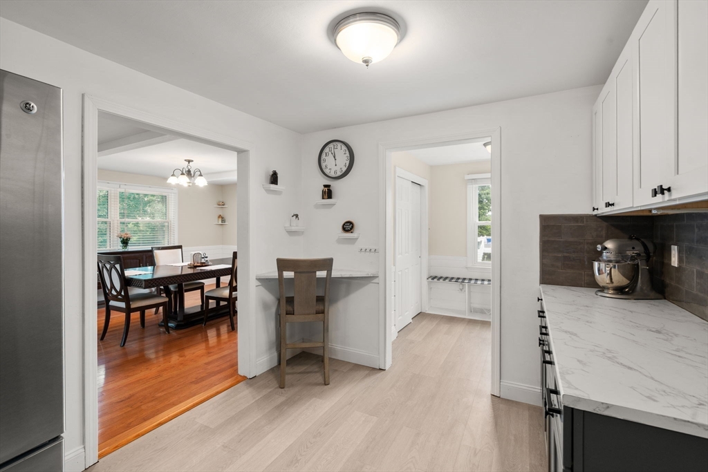 9 Laurel Lane Bellingham, MA 02019 - Photo 13 of 30 a view of a kitchen and dining room
