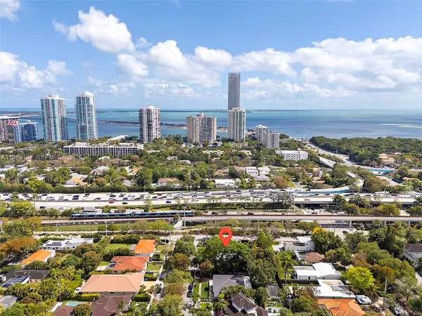 a view of a city with lots of buildings