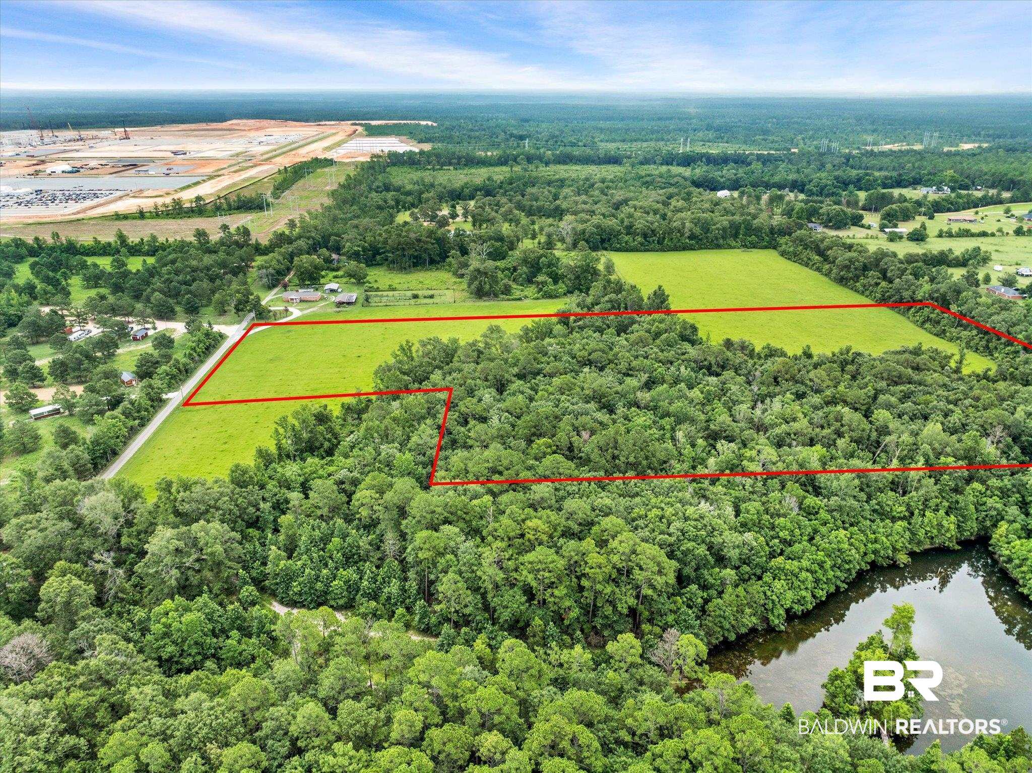 18 Louis Cooper Road Bay Minette, AL 36507 - Photo 2 of 17 Bird's eye view featuring a water view