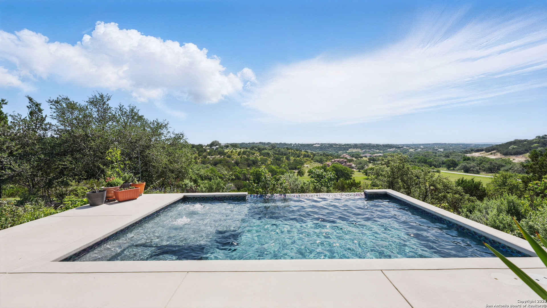 191 Crane Circle Spring Branch, TX 78070 - Photo 5 of 59 a view of a dry yard with wooden fence