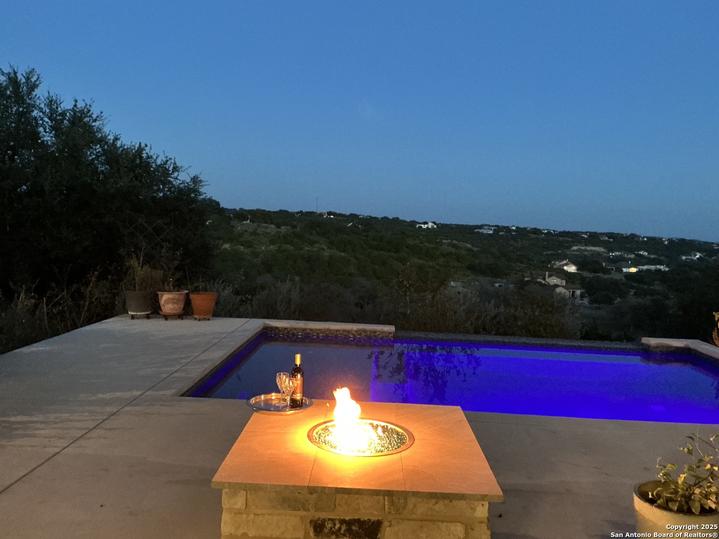 191 Crane Circle Spring Branch, TX 78070 - Photo 55 of 59 a view of swimming pool from a balcony