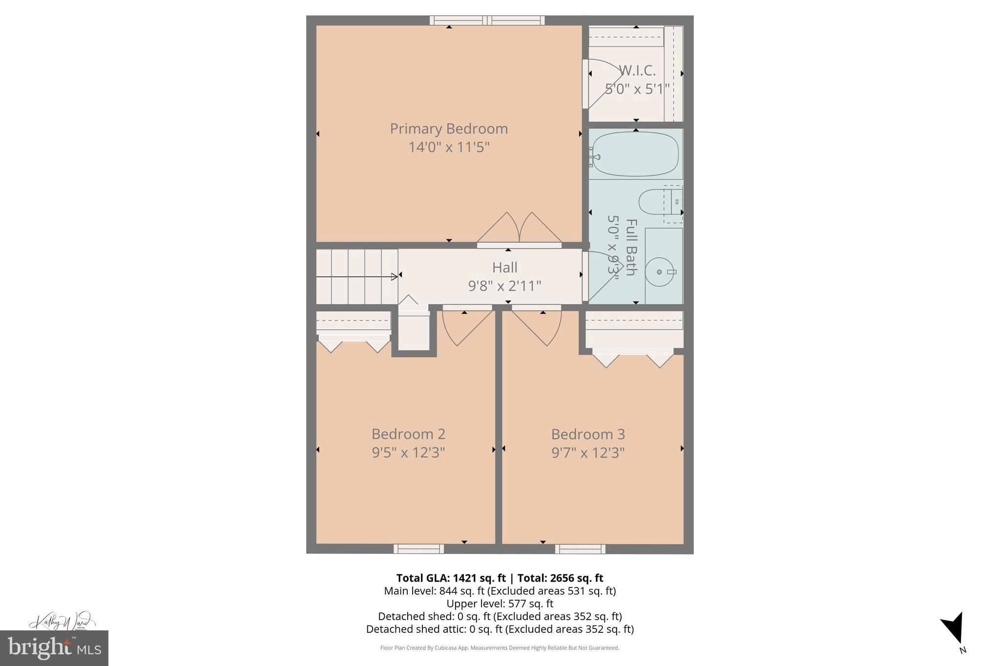 12921 Bogby Road Middle River, MD 21220 - Photo 29 of 32 FLOOR PLAN: Upper Level