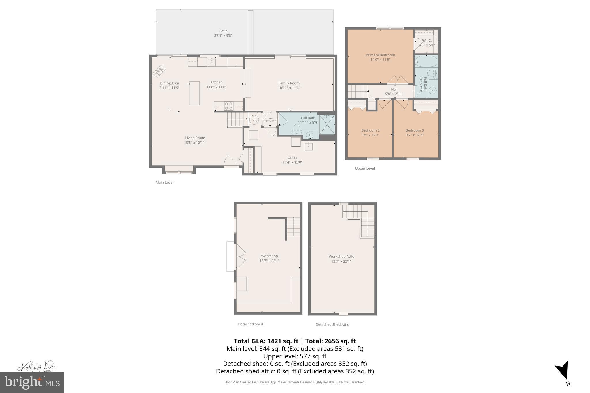 12921 Bogby Road Middle River, MD 21220 - Photo 32 of 32 FLOOR PLAN: All Levels