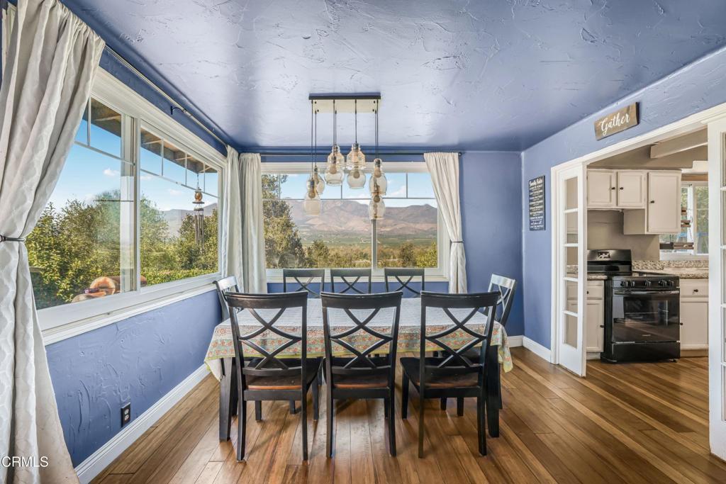 20176 South Mountain Road Santa Paula, CA 93060 - Photo 9 of 43 a view of a dining room with furniture window and wooden floor