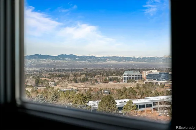 a view of a city from a window