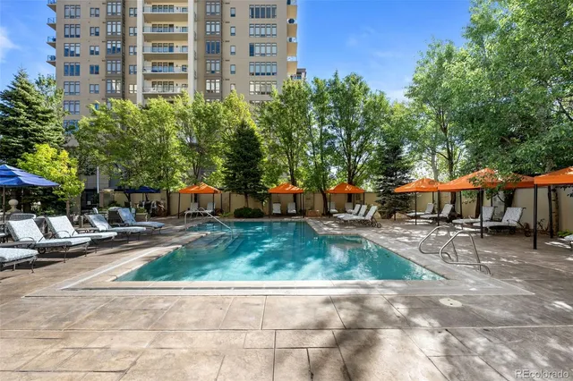 a view of a city with tall buildings