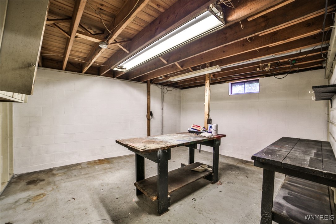 13676 Bloomingdale Road Newstead, NY 14001 - Photo 25 of 39 What a nice workshop in the basement. There is sti