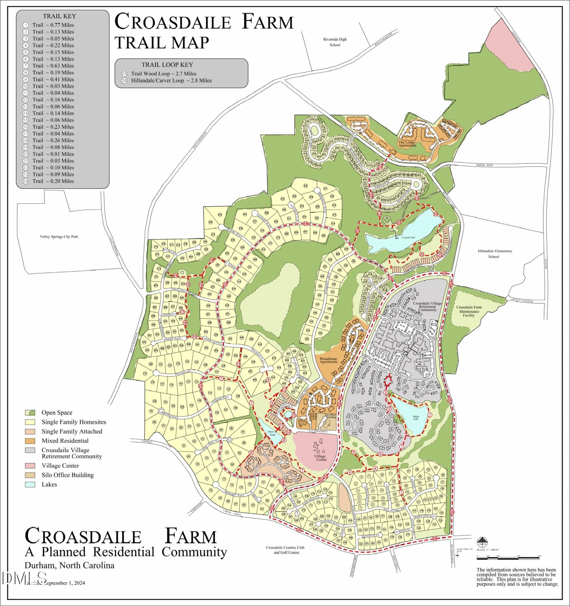 403 Cedar Ridge Way Durham, NC 27705 - Photo 58 of 61 2024-Croasdaile-Farm-Trail-Map-2025-01-1