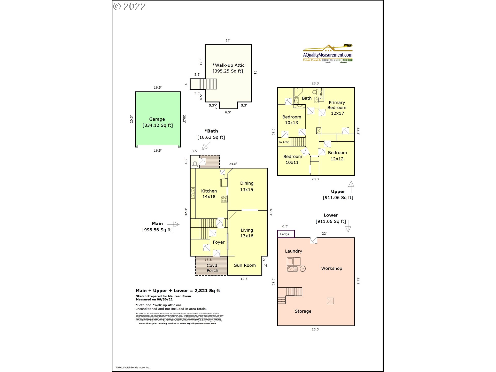 2041 North Rosa Parks Way Portland, OR 97217 - Photo 32 of 32 Floor Plan