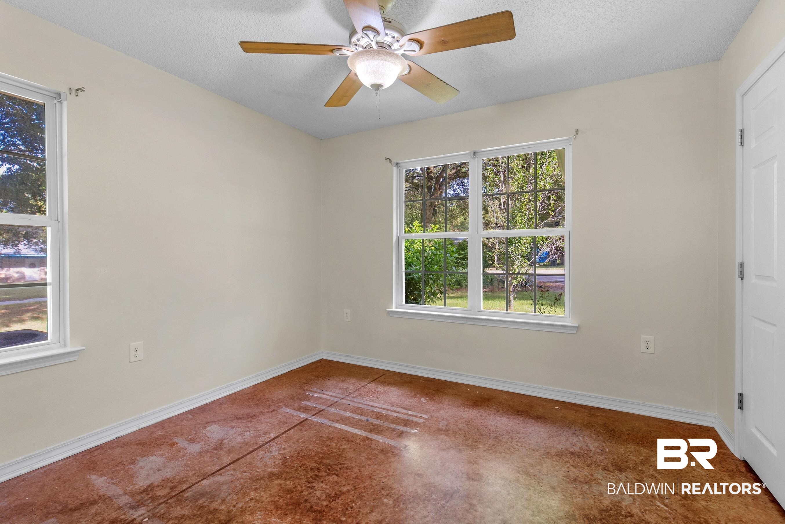 36087 Byrd Road Stapleton, AL 36578 - Photo 15 of 27 Unfurnished room featuring a textured ceiling and ceiling fan