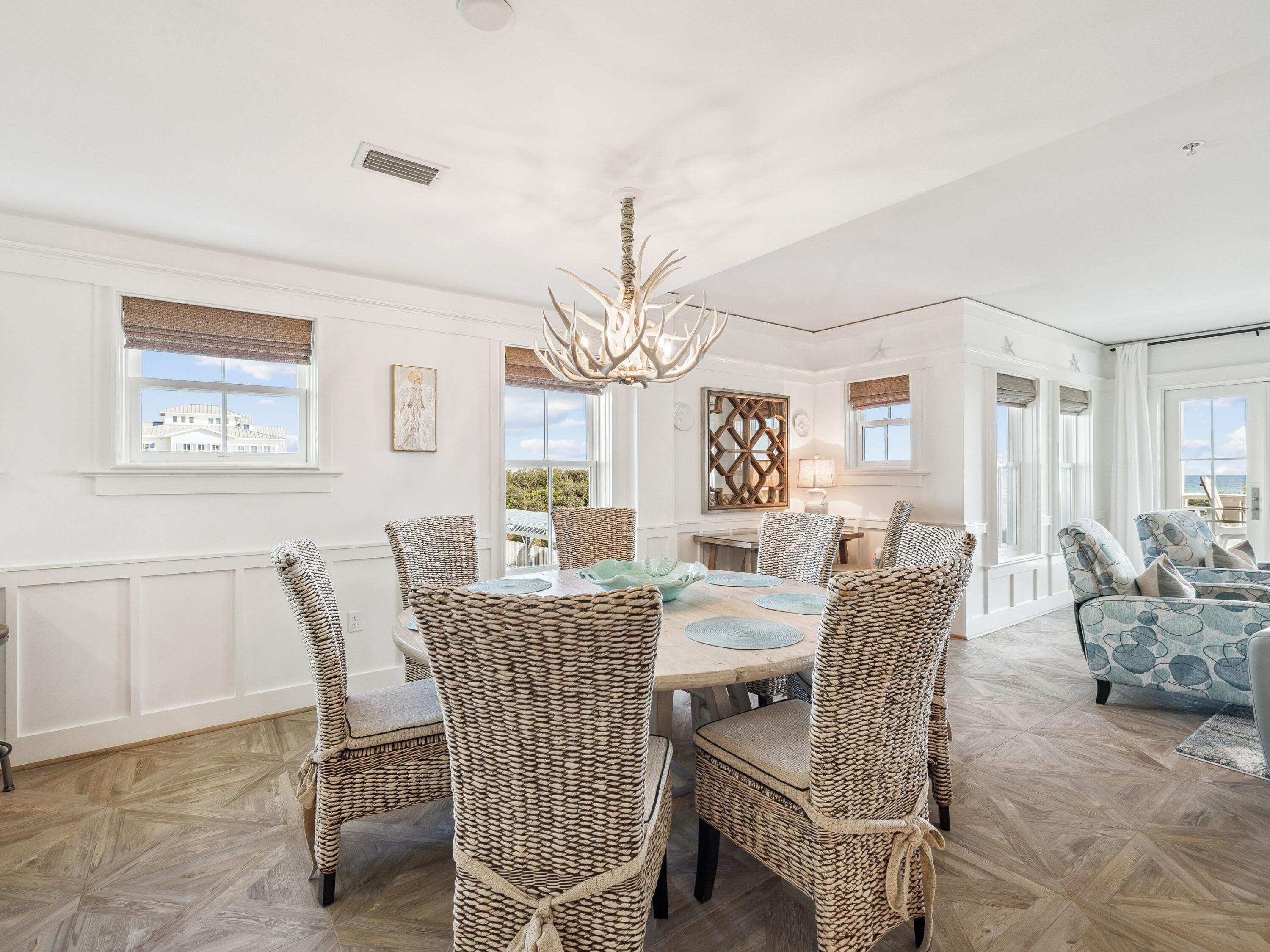 1848 East County Highway 30A, Unit 2 Santa Rosa Beach, FL 32459 - Photo 18 of 37 a dining room with furniture and window