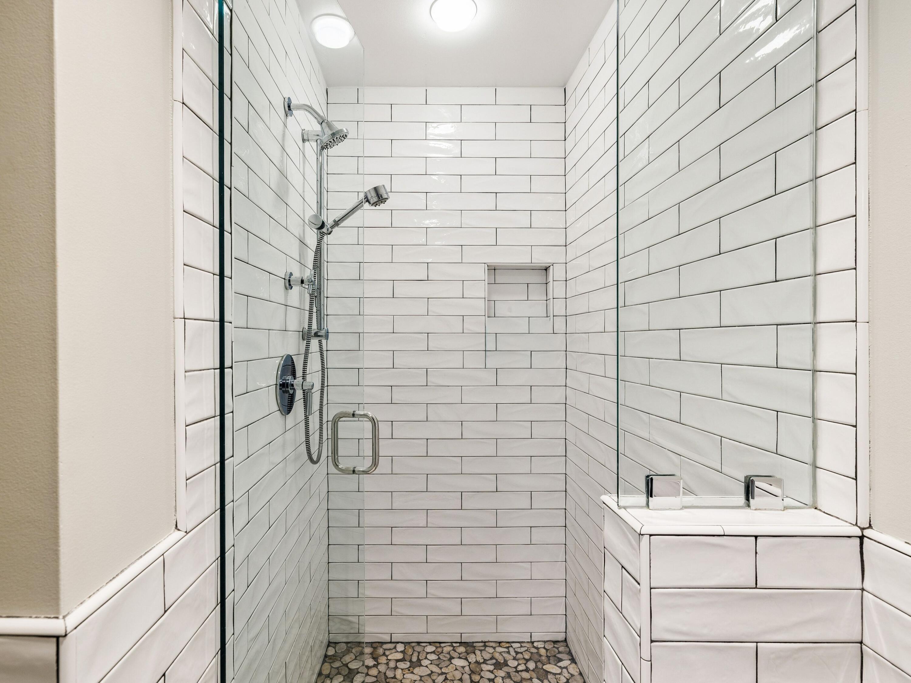 1848 East County Highway 30A, Unit 2 Santa Rosa Beach, FL 32459 - Photo 30 of 37 a bathroom with a sink a toilet and shower