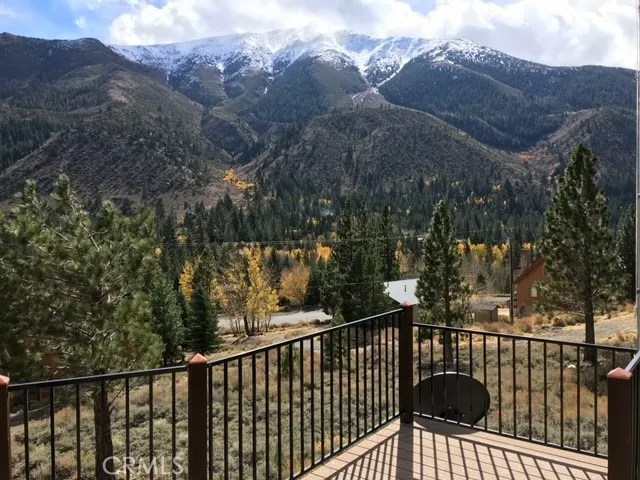 a view of city from balcony