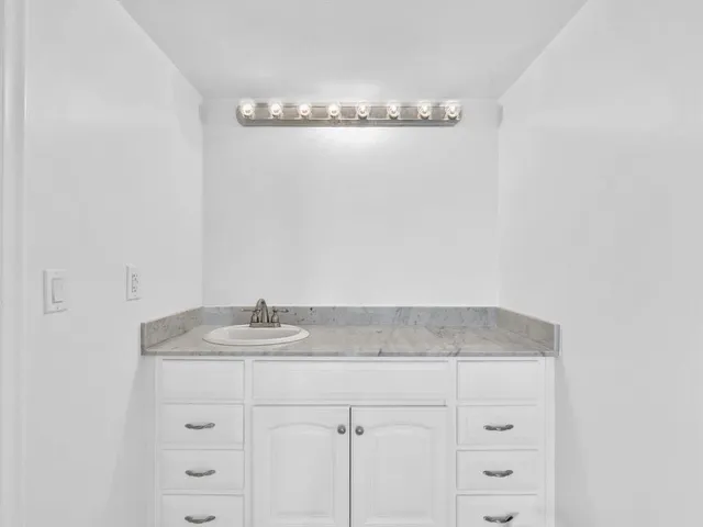 a front view of a building