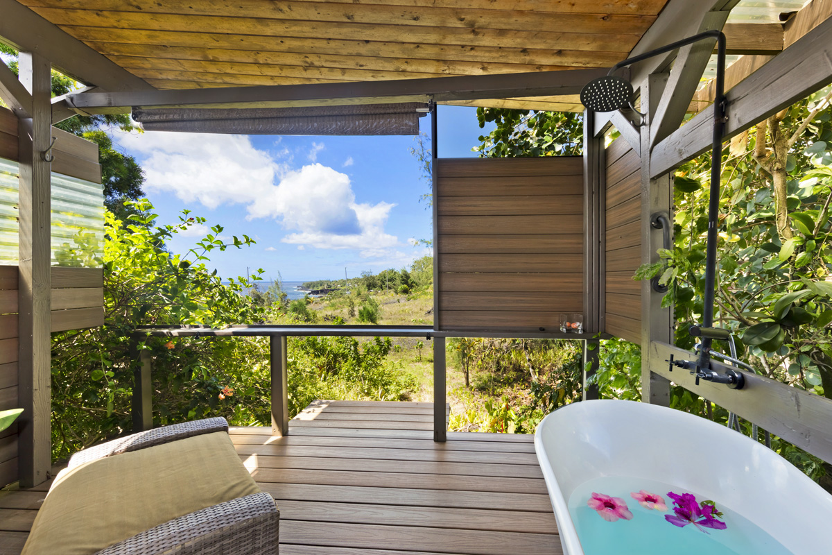 12-7124 Kalapana Kapoho Beach Road Pahoa, HI 96778 - Photo 27 of 30 a view of balcony with wooden floor