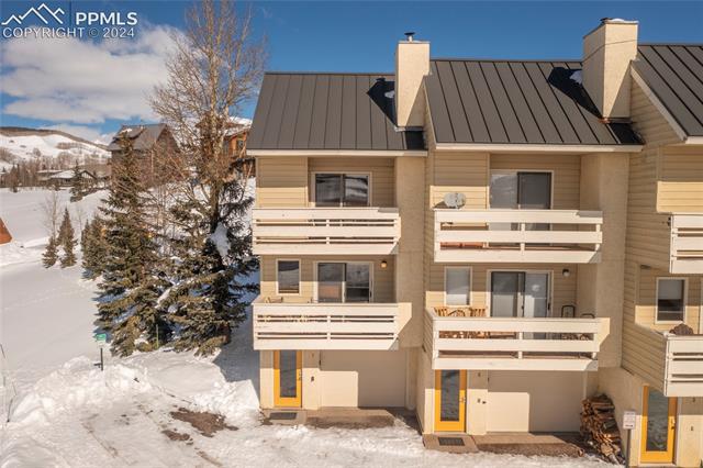 710 Gothic Road, Unit 1 Crested Butte, CO 81225 - Photo 2 of 25 View of snow covered property