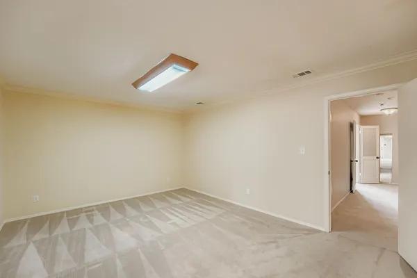 a view of empty room