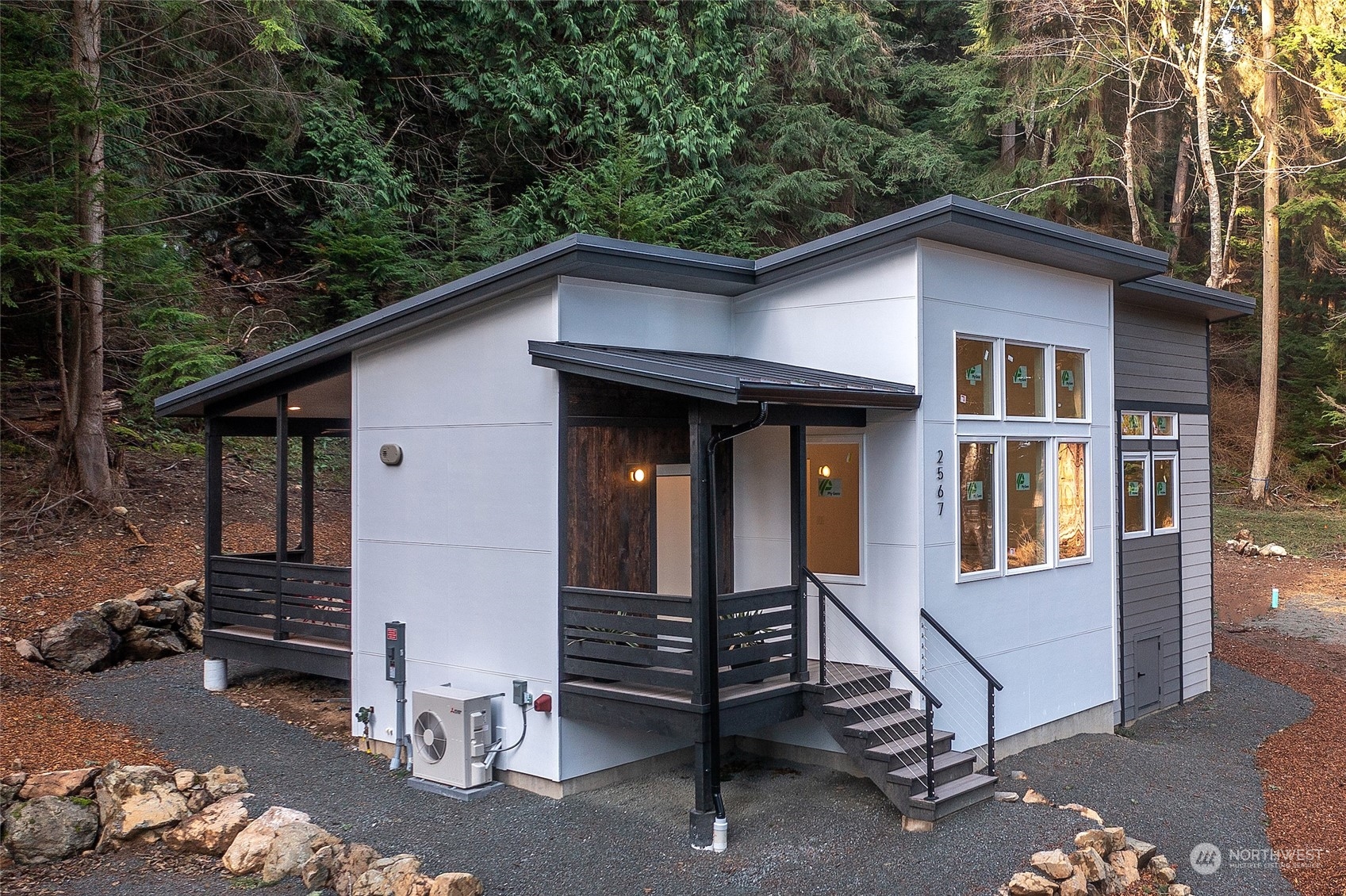 2567 Raccoon Point Road Orcas Island, WA 98245 - Photo 40 of 40 a view of a house with a patio
