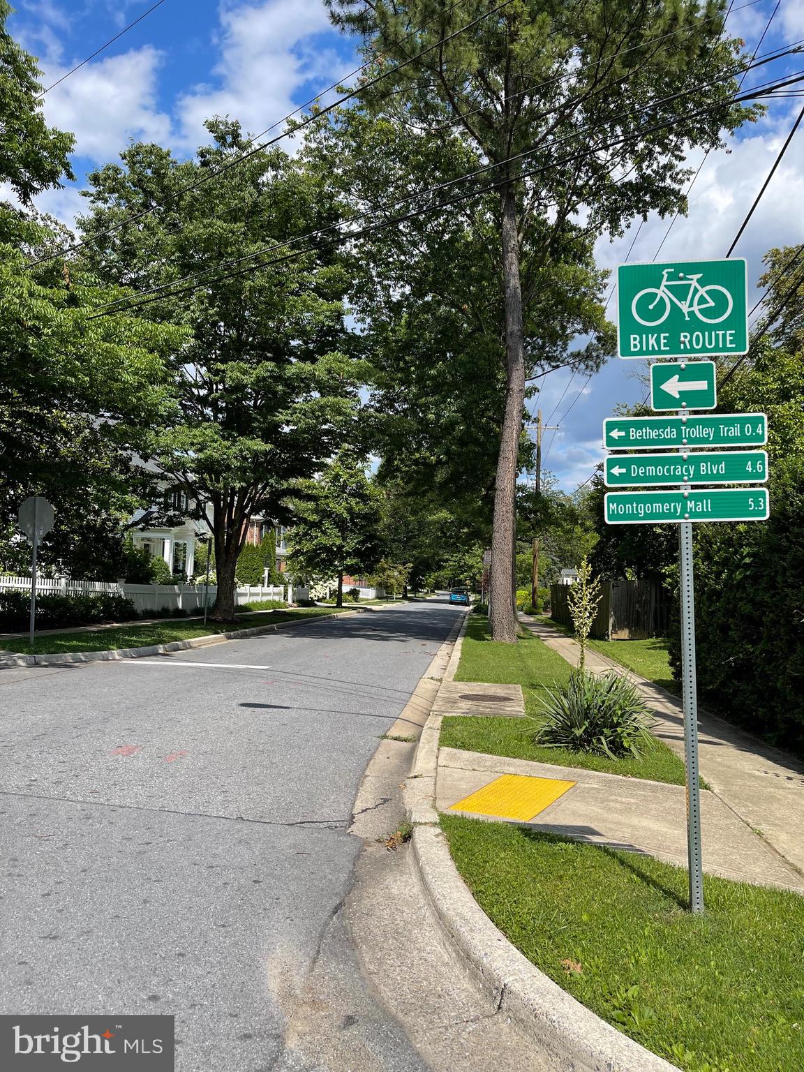 7907 Glenbrook Road Bethesda, MD 20814 - Photo 40 of 40 Wide tree-lined streets with sidewalks!