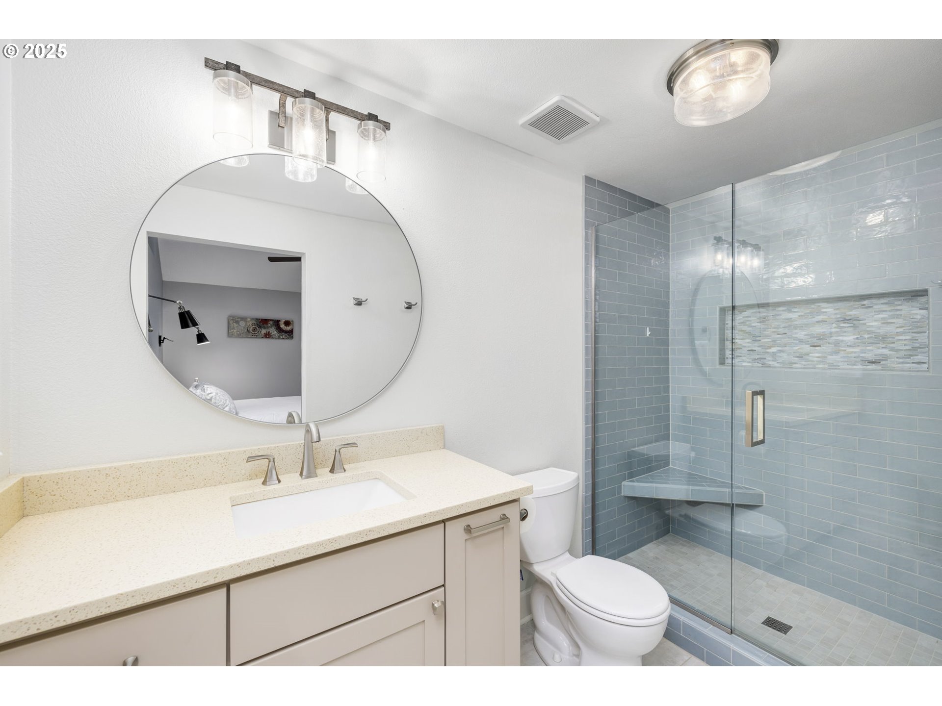 19895 Northwest Nestucca Drive Portland, OR 97229 - Photo 14 of 33 a bathroom with a sink toilet and shower