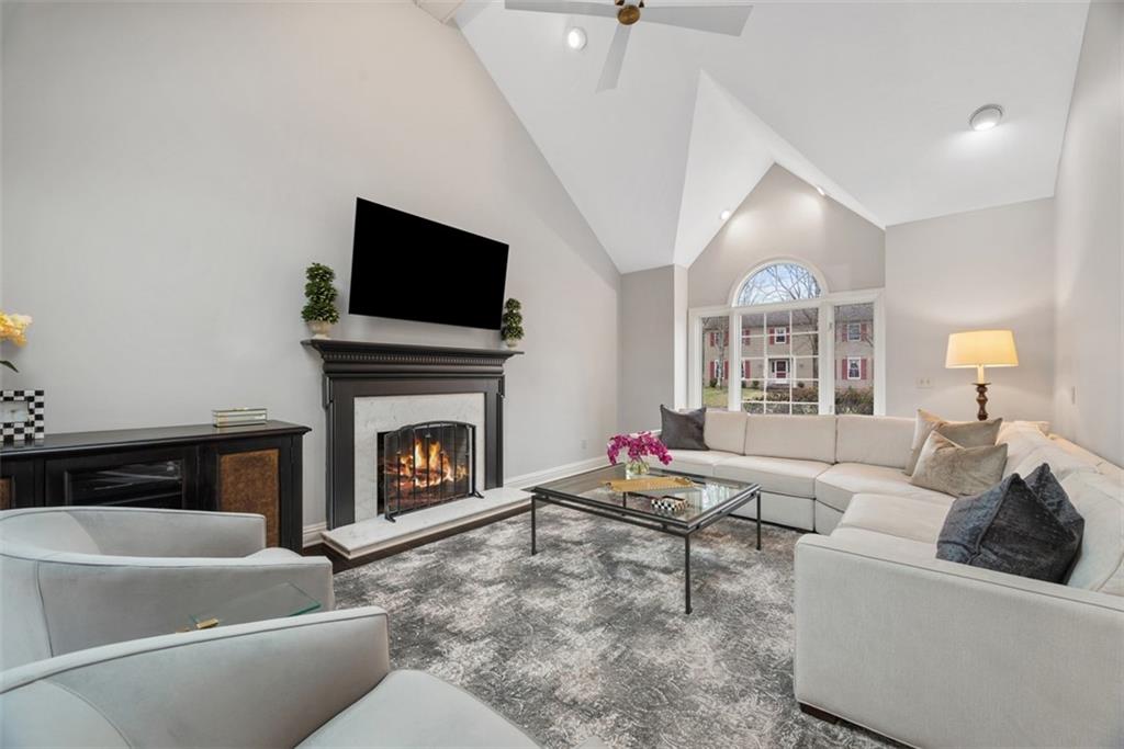 317 Blue Run Road Cheswick, PA 15024 - Photo 20 of 50 Vaulted ceiling family room with large windows
