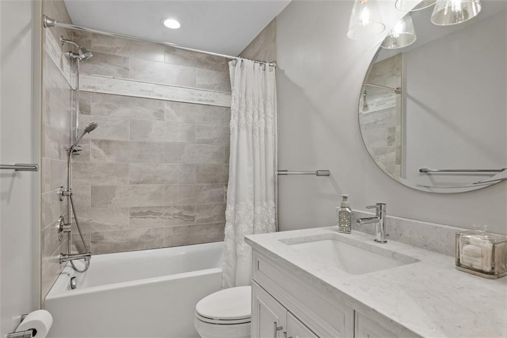 317 Blue Run Road Cheswick, PA 15024 - Photo 37 of 50 Attractive updated hallway bathroom with lots of storage