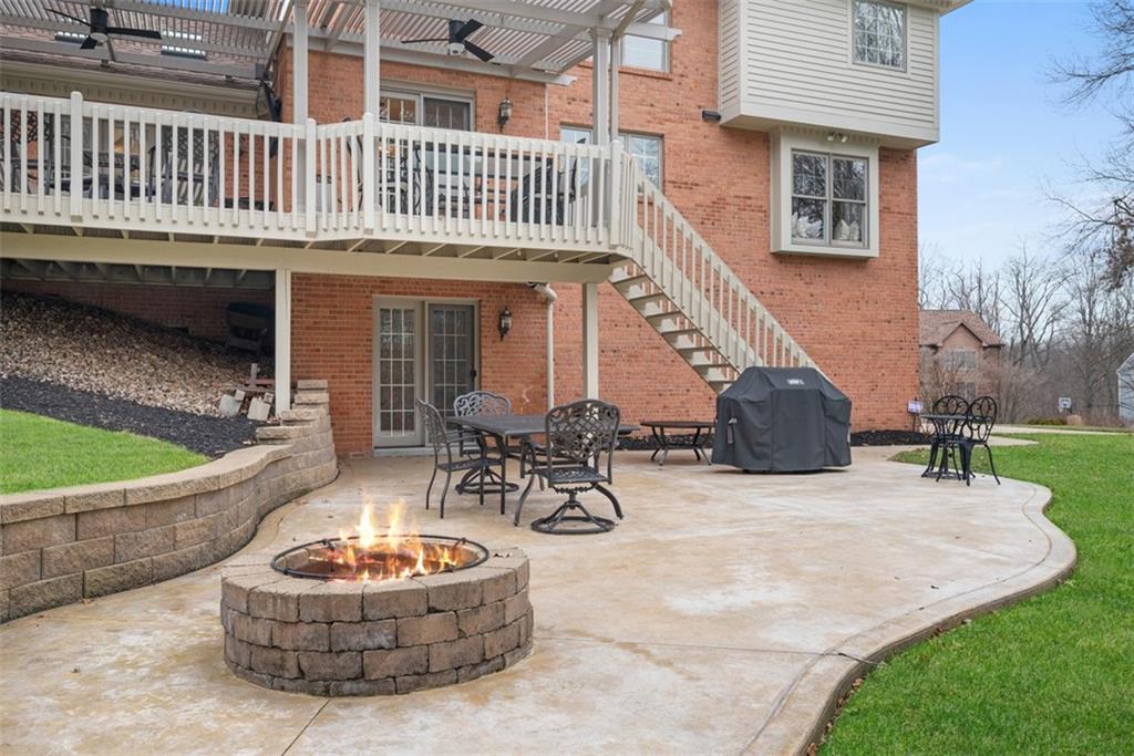 317 Blue Run Road Cheswick, PA 15024 - Photo 47 of 50 Lovely patio with fire pit