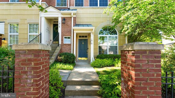 1918 Crescent Park Drive Reston, VA 20190 - Photo 28 of 33 Charming entrance with lush greenery.