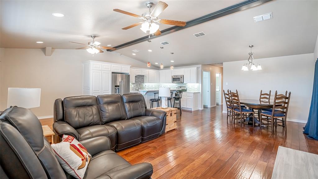 659 Aviator Drive Fort Worth, TX 76179 - Photo 21 of 40 a living room with furniture and wooden floor