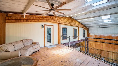 a view of a indoor garage