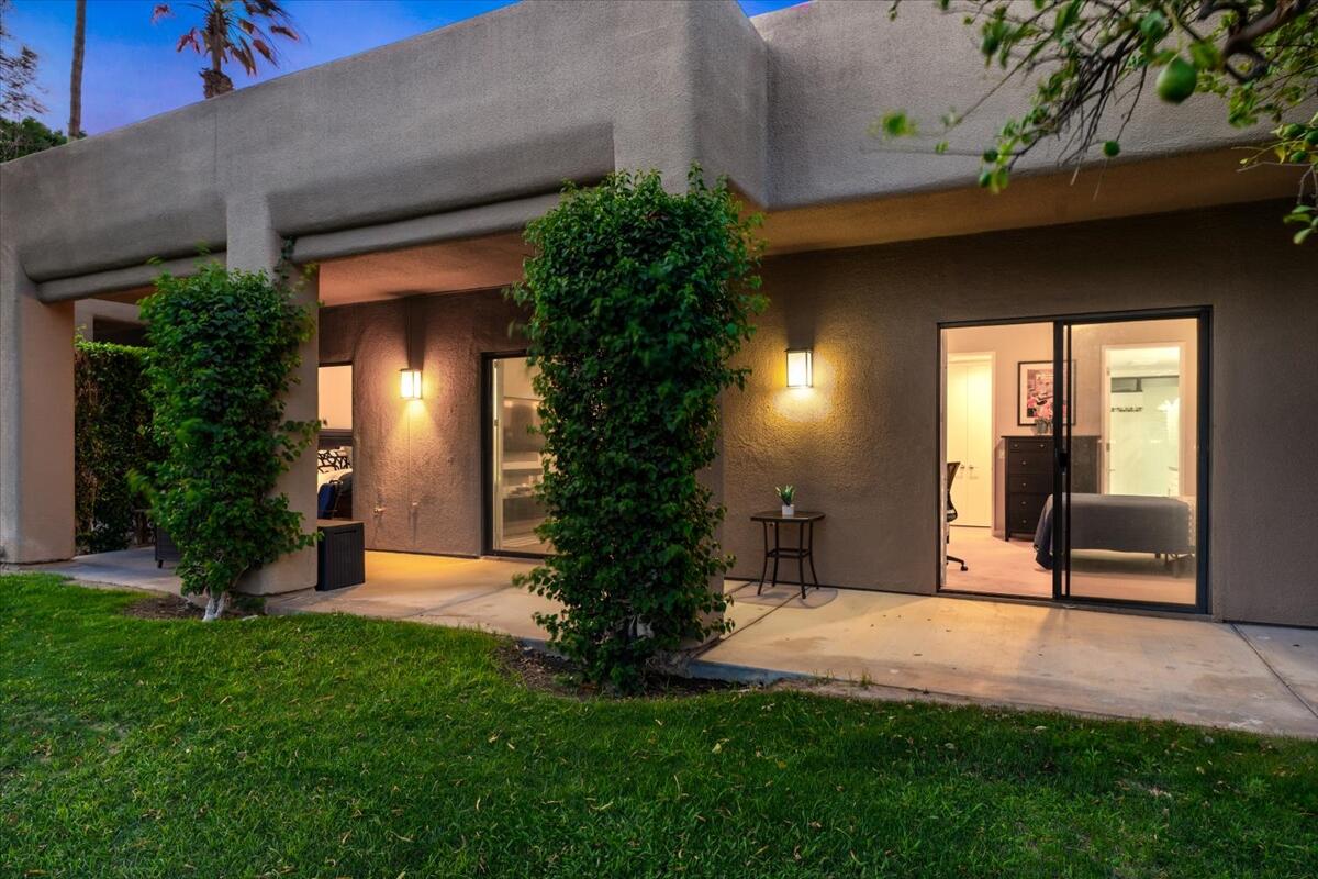 67527 North Portales Drive Cathedral City, CA 92234 - Photo 35 of 47 a view of a house with a yard and tree s