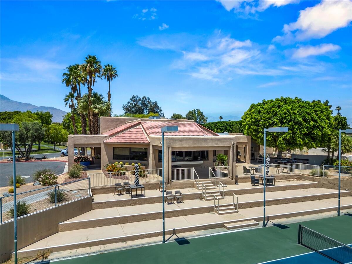 67527 North Portales Drive Cathedral City, CA 92234 - Photo 43 of 47 a view of a house with sitting area and garden