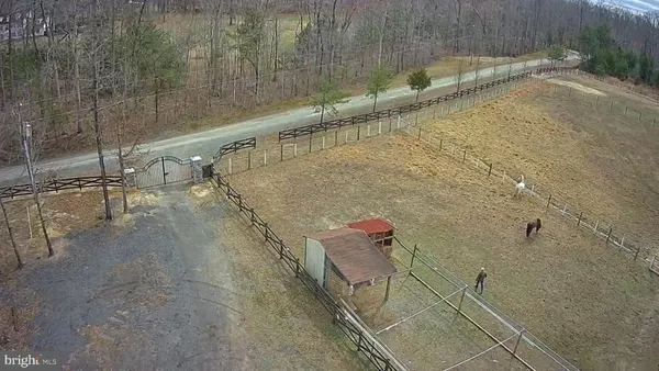a view of a livingroom with wooden floor