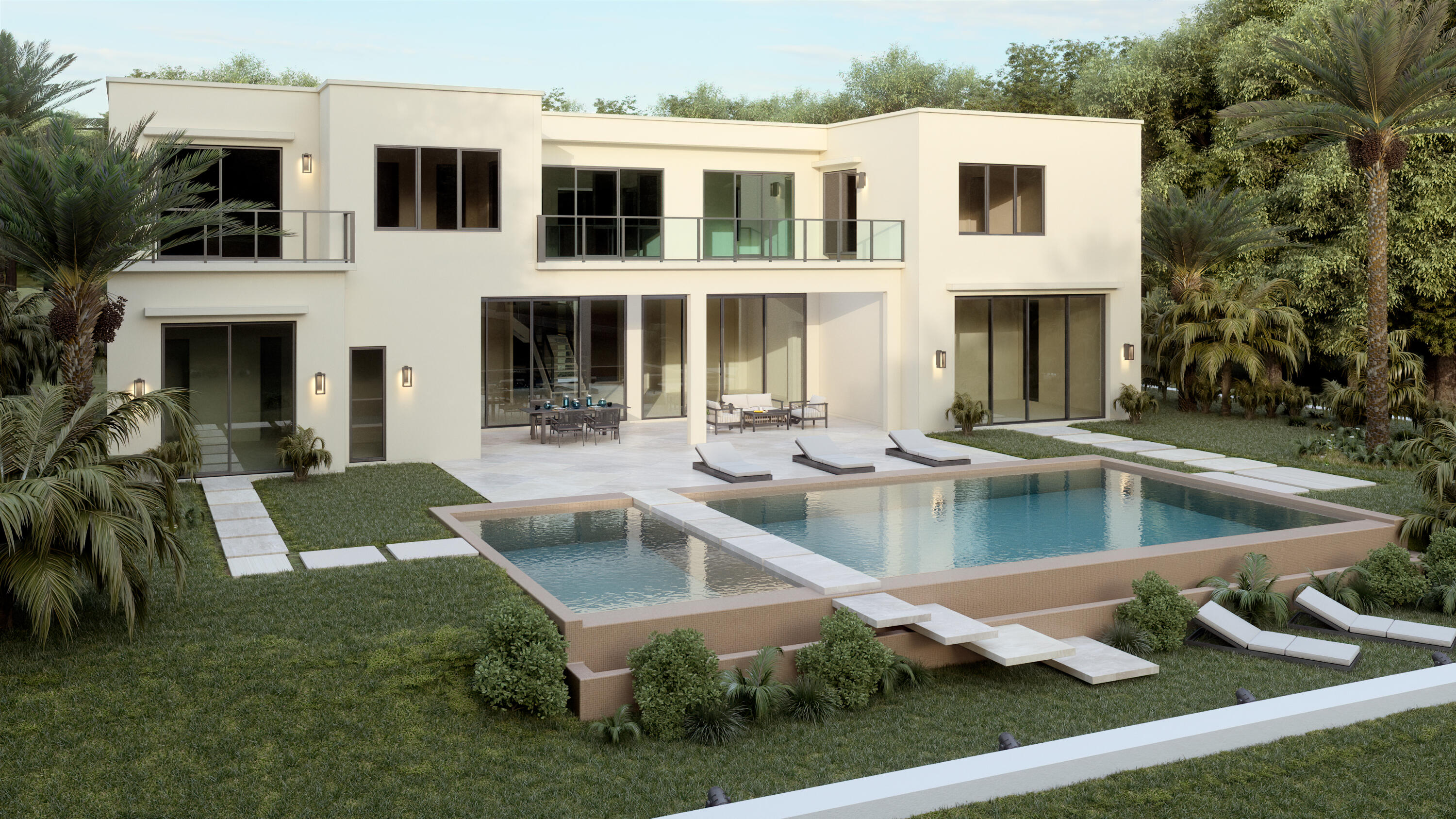 10 Bamboo Lane Jupiter, FL 33458 - Photo 2 of 14 a view of house with swimming pool and sitting area