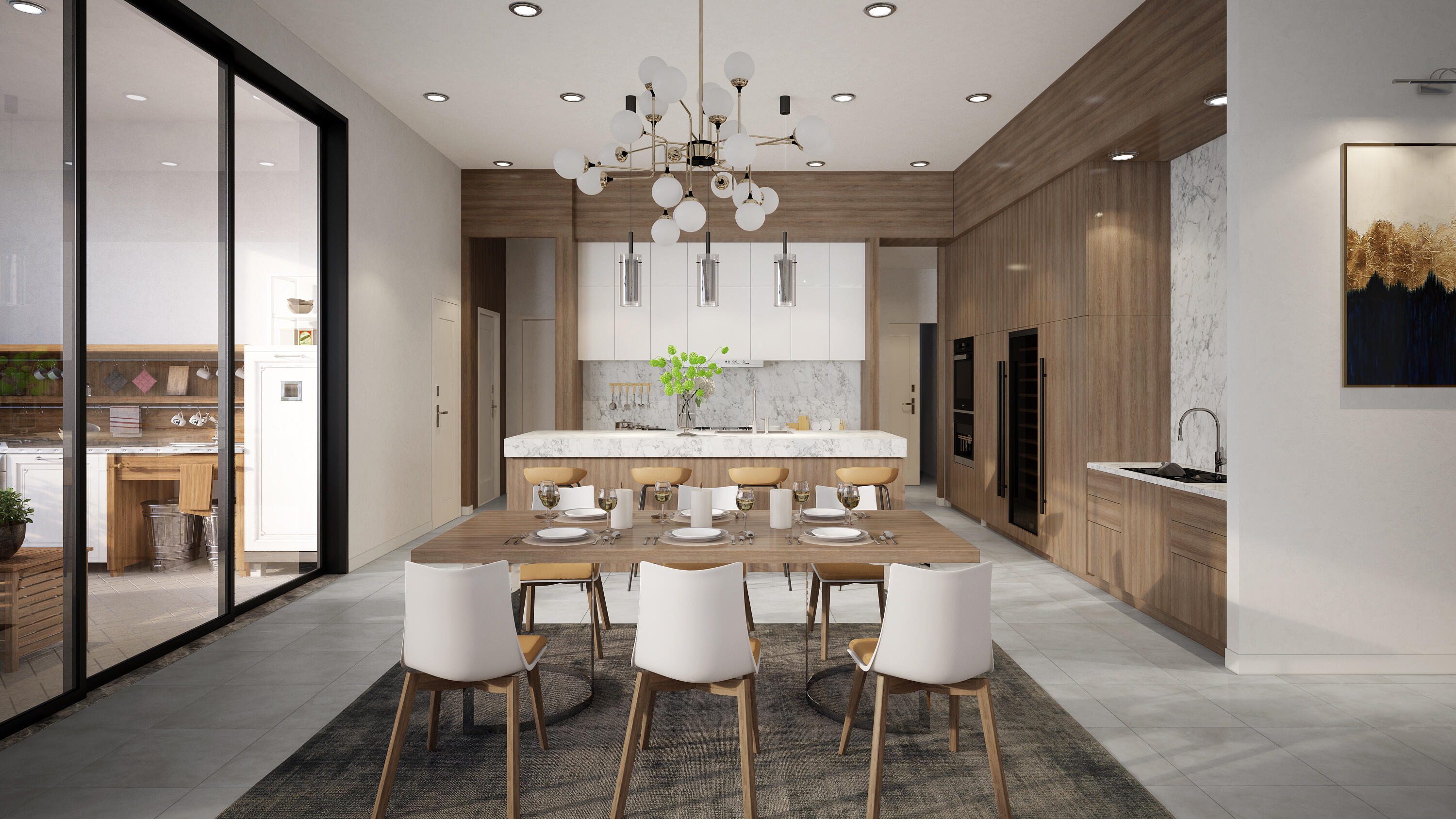 10 Bamboo Lane Jupiter, FL 33458 - Photo 4 of 14 a view of a dining room with furniture window and wooden floor