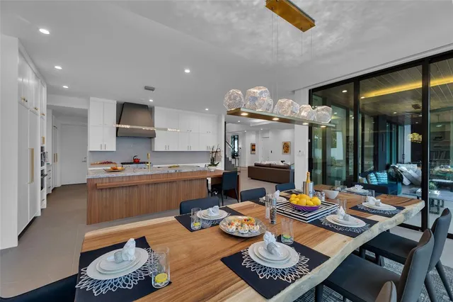 a bedroom with a bed and a fireplace