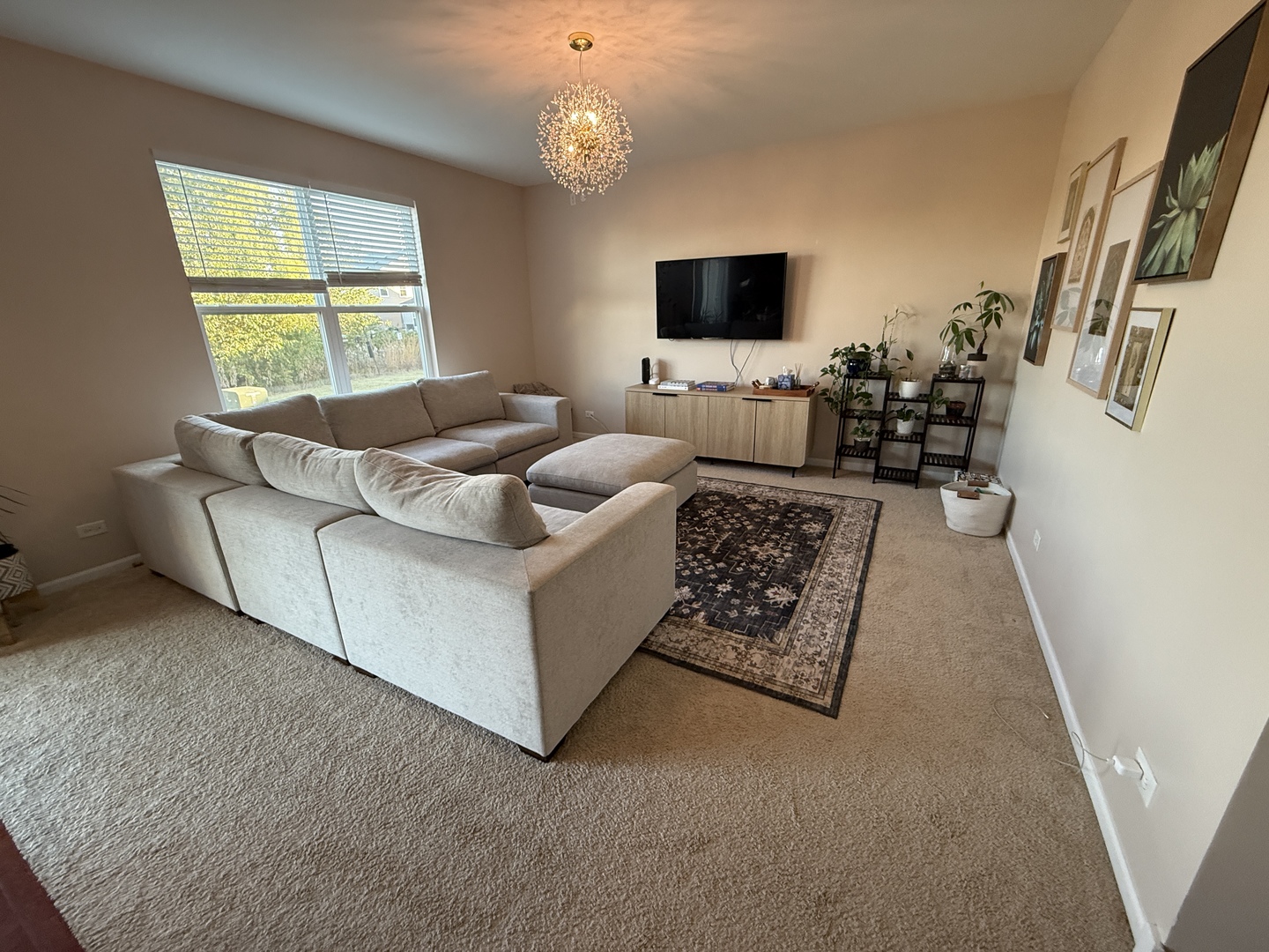 2572 Retreat Circle Lisle, IL 60532 - Photo 9 of 40 a living room with furniture and a flat screen tv