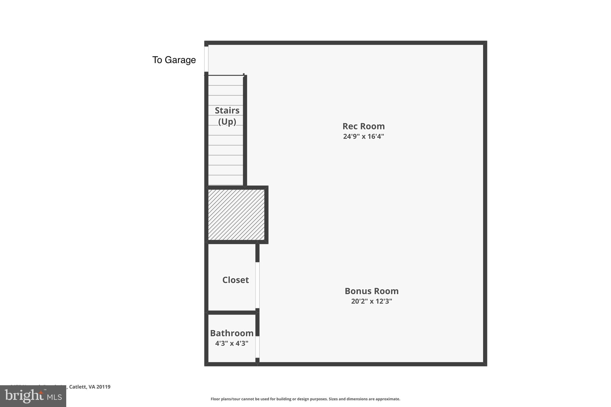 9178 Hannah Dustin Catlett, VA 20119 - Photo 52 of 52 Lower Level Floor Plan