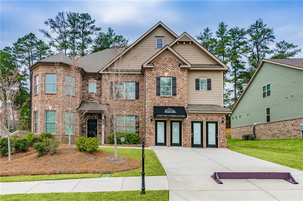 4892 Albany Way Atlanta, GA 30331 - Photo 1 of 1 a front view of a house with garden