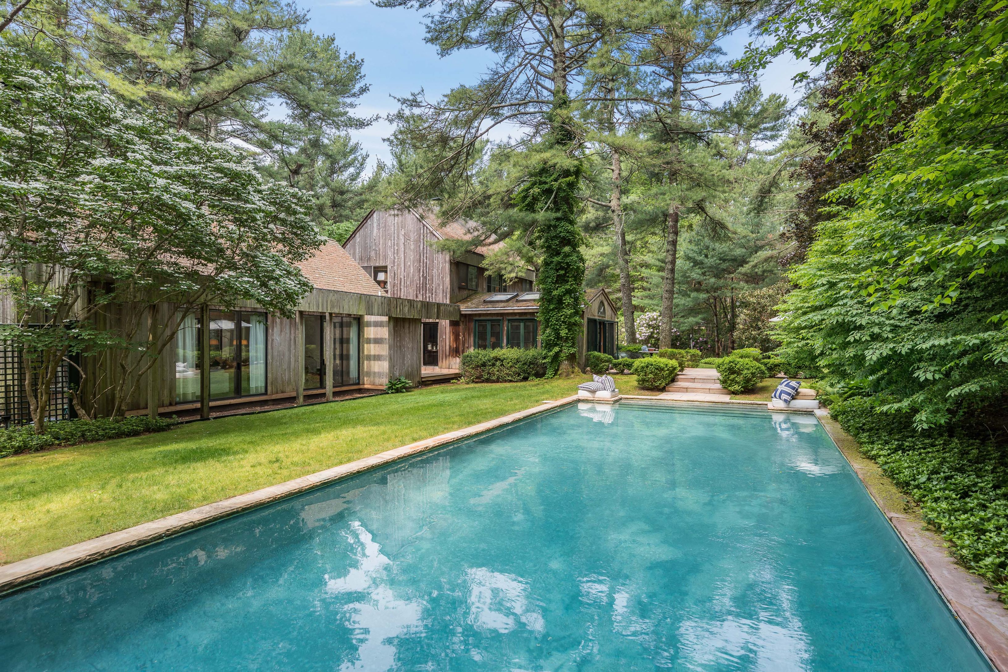 Private and lush backyard