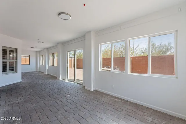 a house view with a outdoor space