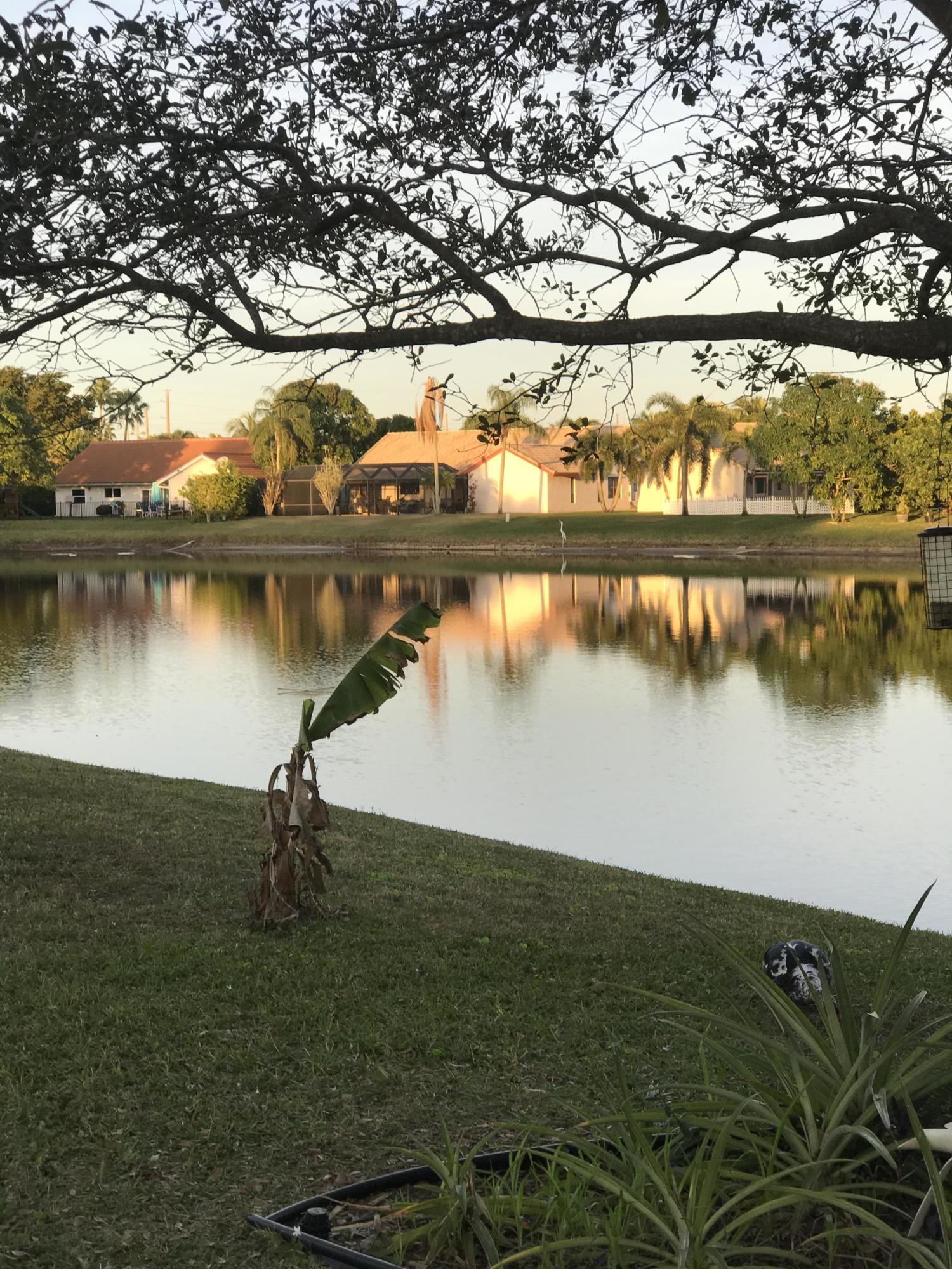 9693 El Clair Ranch Road Boynton Beach, FL 33437 - Photo 7 of 9 Sun setting on the lake.