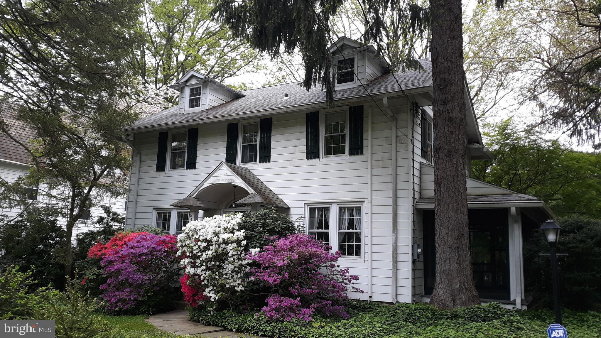 540 Riverview Road Swarthmore, PA 19081 - Photo 17 of 18 Exterior Front in Bloom