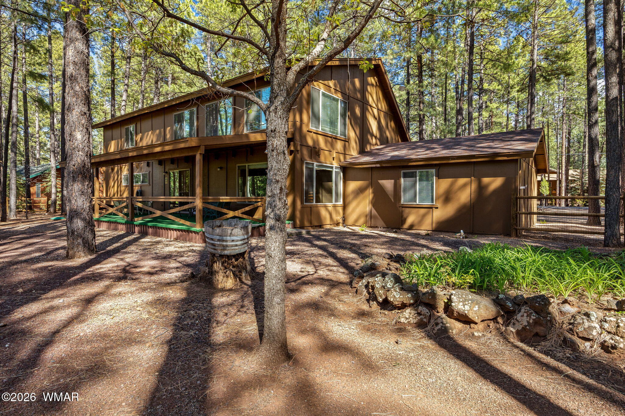 7456 Geronimo Road Pinetop, AZ 85935 - Photo 27 of 35 Back of home